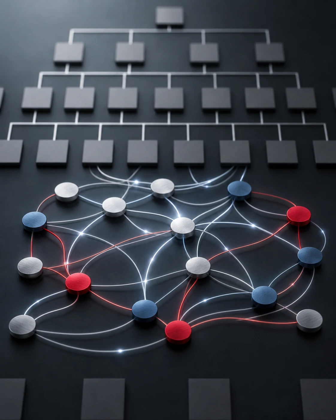 Grafik zum Insight: Operative Führung beginnt nicht im Organigramm.